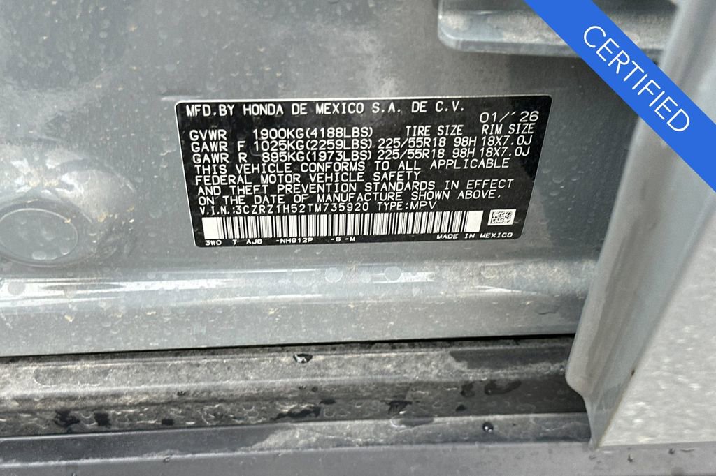 Certified 2026 Honda HR-V Sport image 32