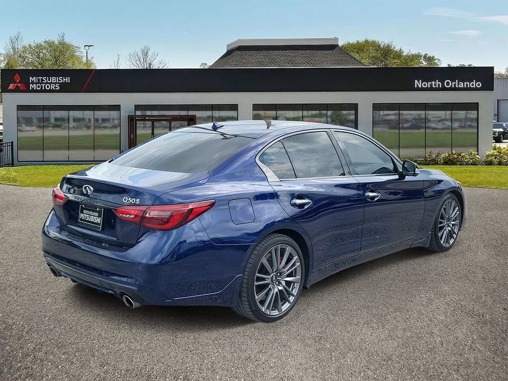 Used 2023 INFINITI Q50 Red Sport 400 RWD image 3