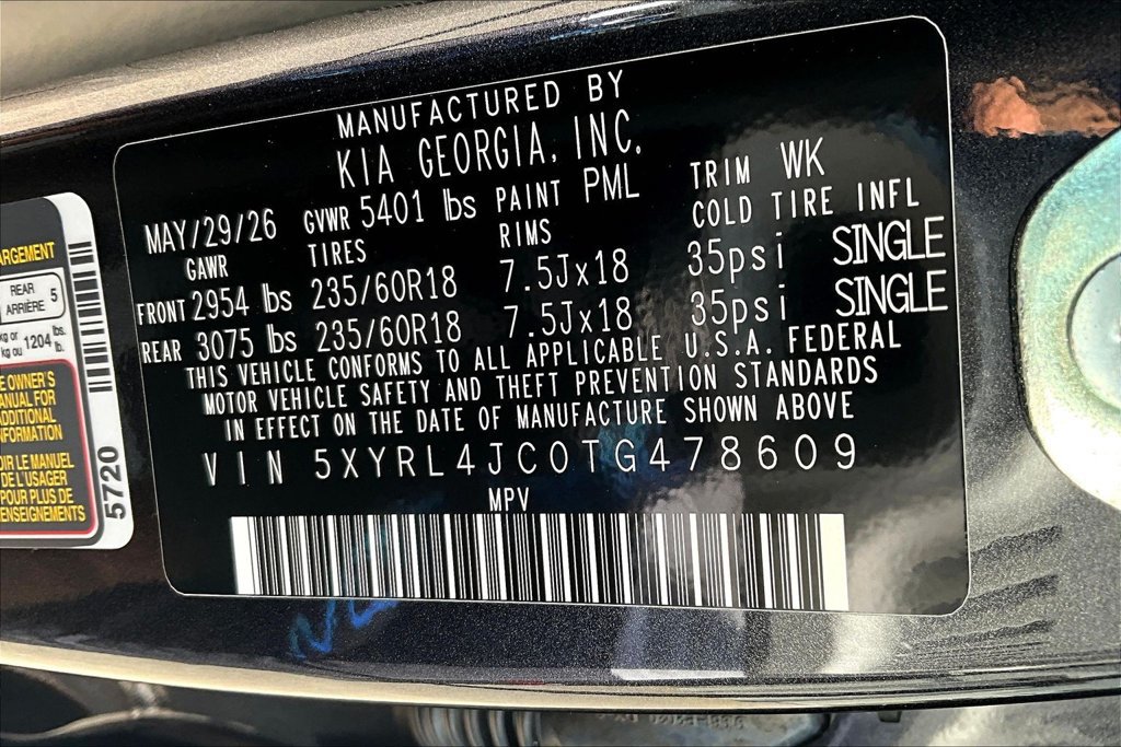 New 2026 Kia Sorento S w/ S Panoramic Sunroof Package FWD image 8
