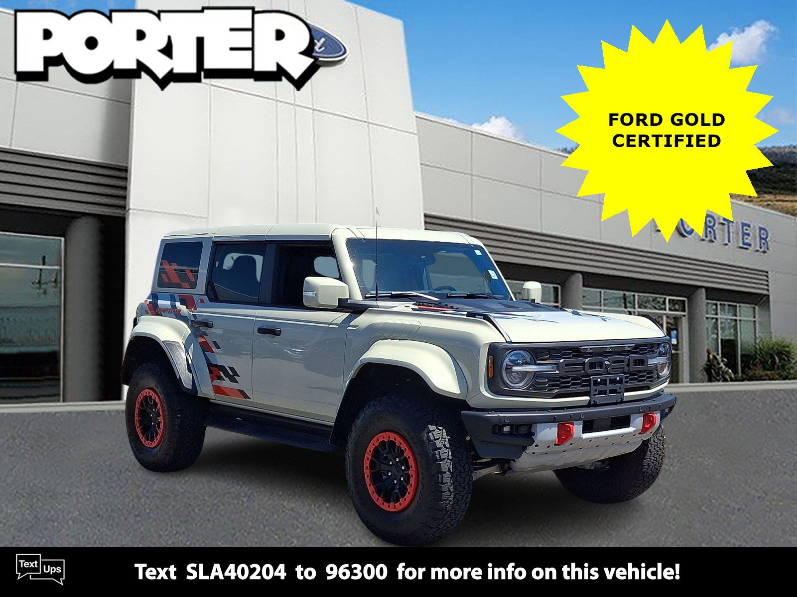 Certified 2025 Ford Bronco Raptor