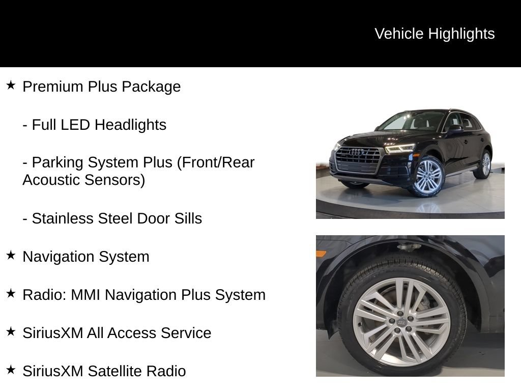 Used 2018 Audi Q5 2.0T Premium Plus w/ Premium Plus Package AWD/4WD image 13