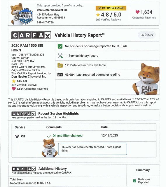 Used 2020 RAM 1500 Big Horn image 5