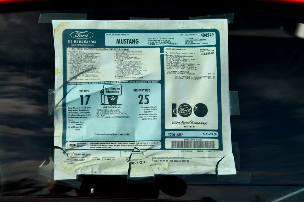 Used 2003 Ford Mustang Mach 1 RWD image 14