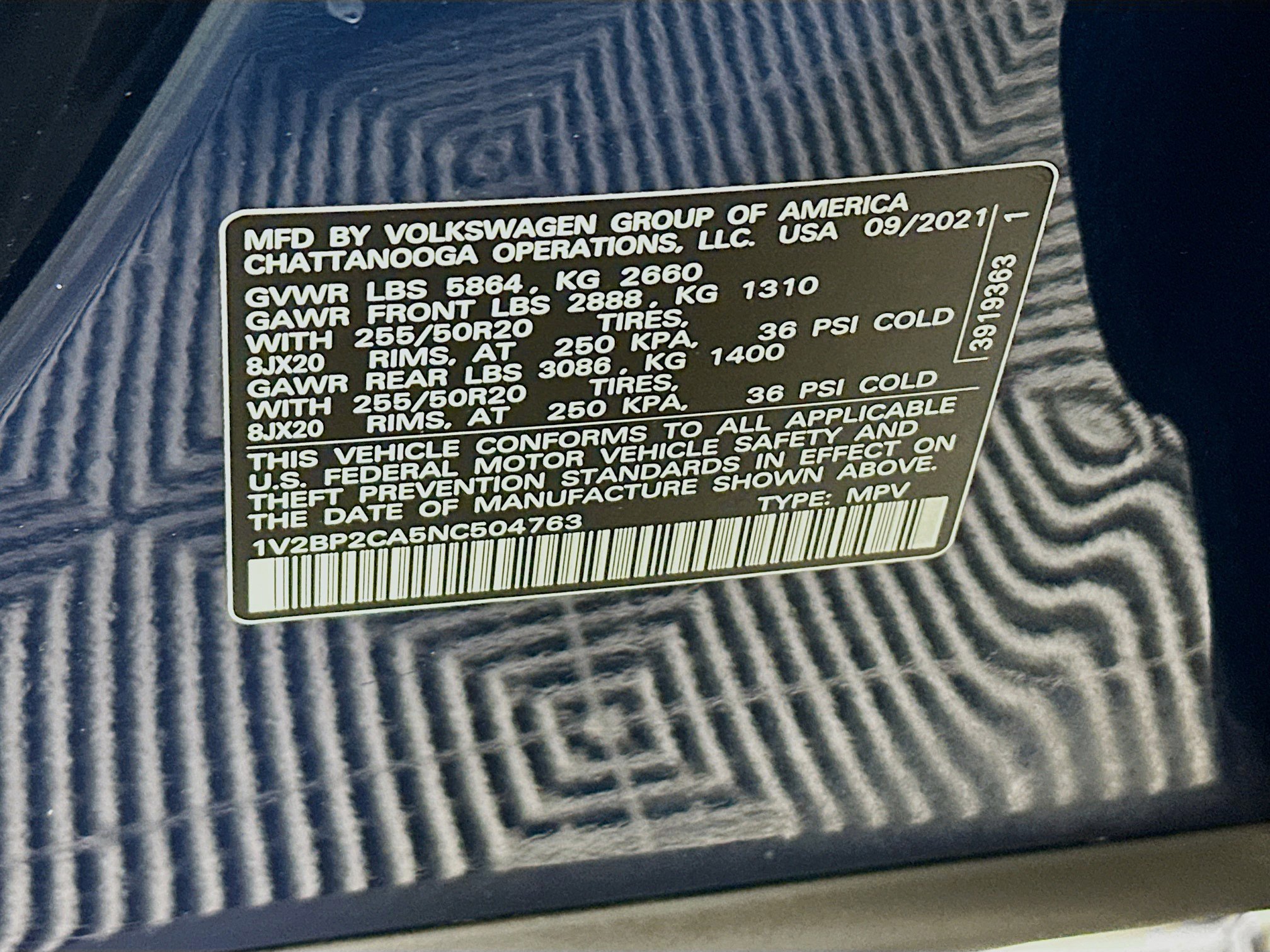 Used 2022 Volkswagen Atlas SEL image 12