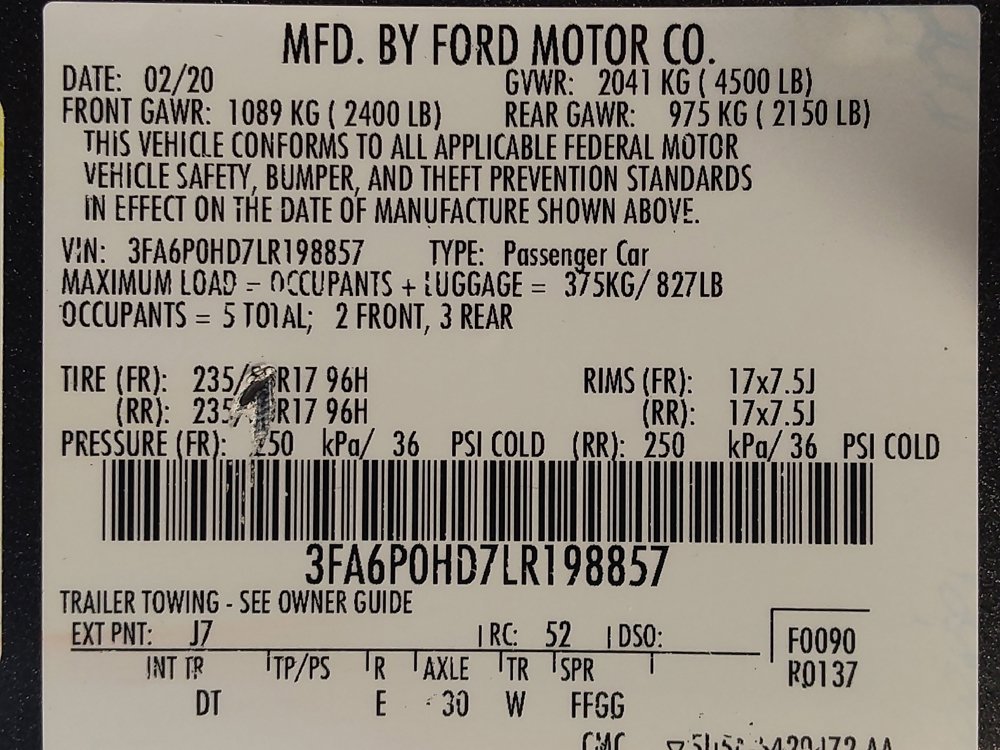 Used 2020 Ford Fusion SE FWD image 33