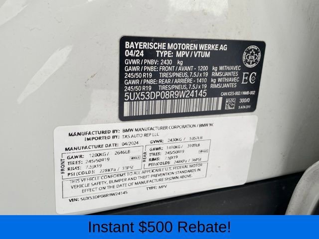 Used 2024 BMW X3 xDrive30i image 29