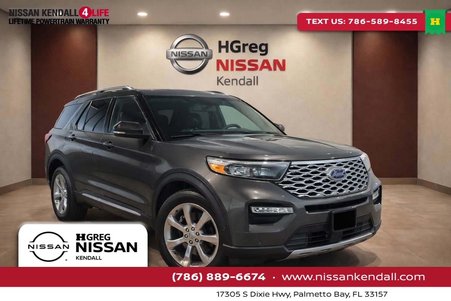 Used 2020 Ford Explorer Platinum w/ Premium Technology Package image 1