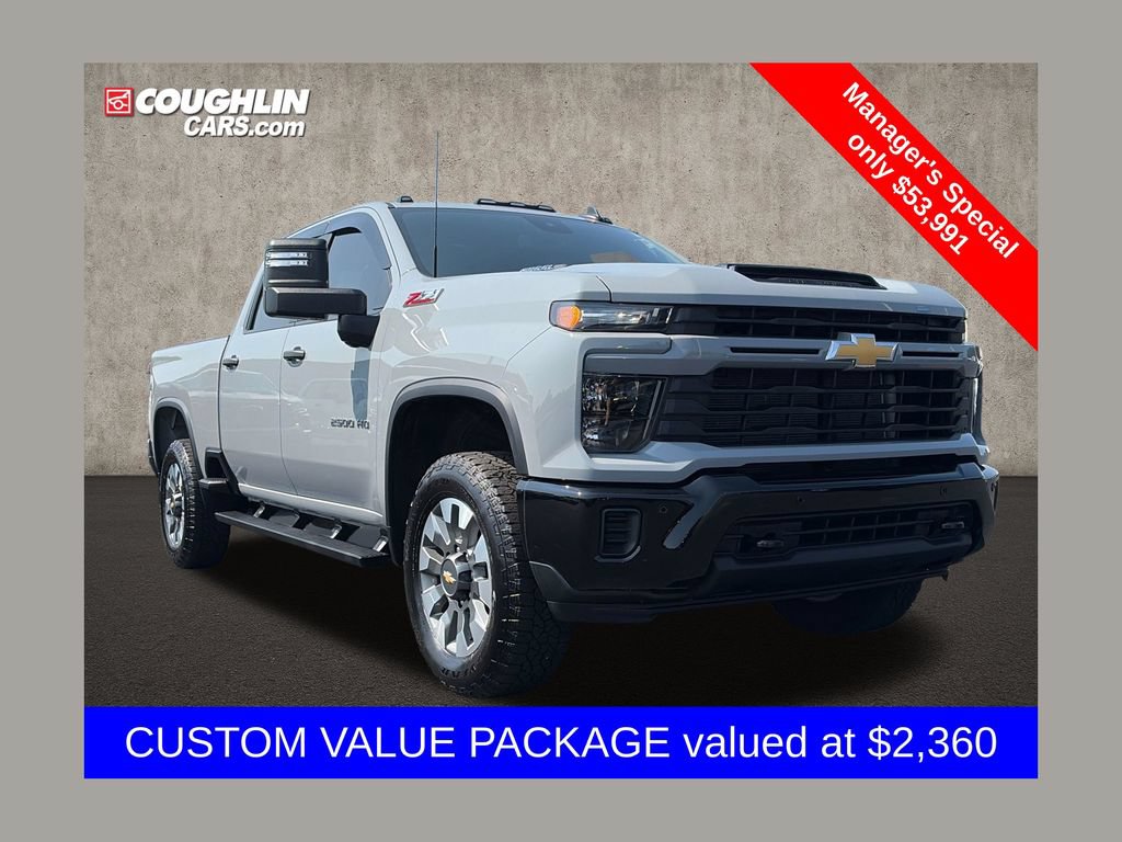 Used 2025 Chevrolet Silverado 2500 Custom w/ Custom Value Package