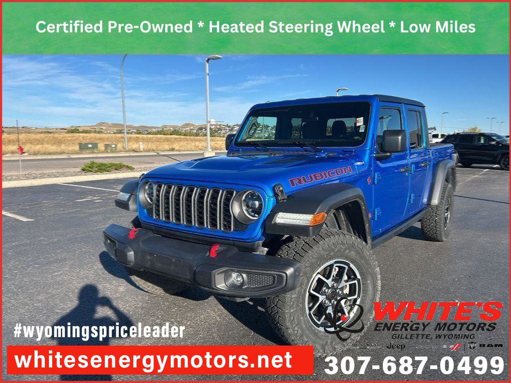 Certified 2024 Jeep Gladiator Rubicon w/ Convenience Group