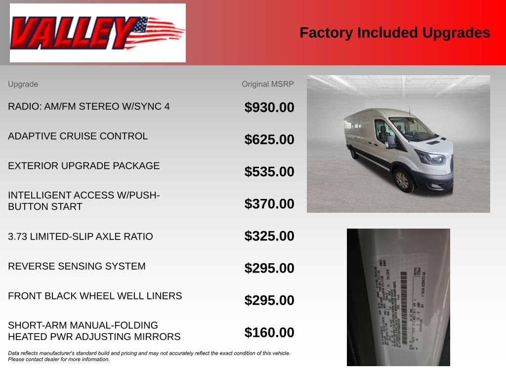 Used 2023 Ford Transit 250 Medium Roof w/ Exterior Upgrade Package RWD image 5