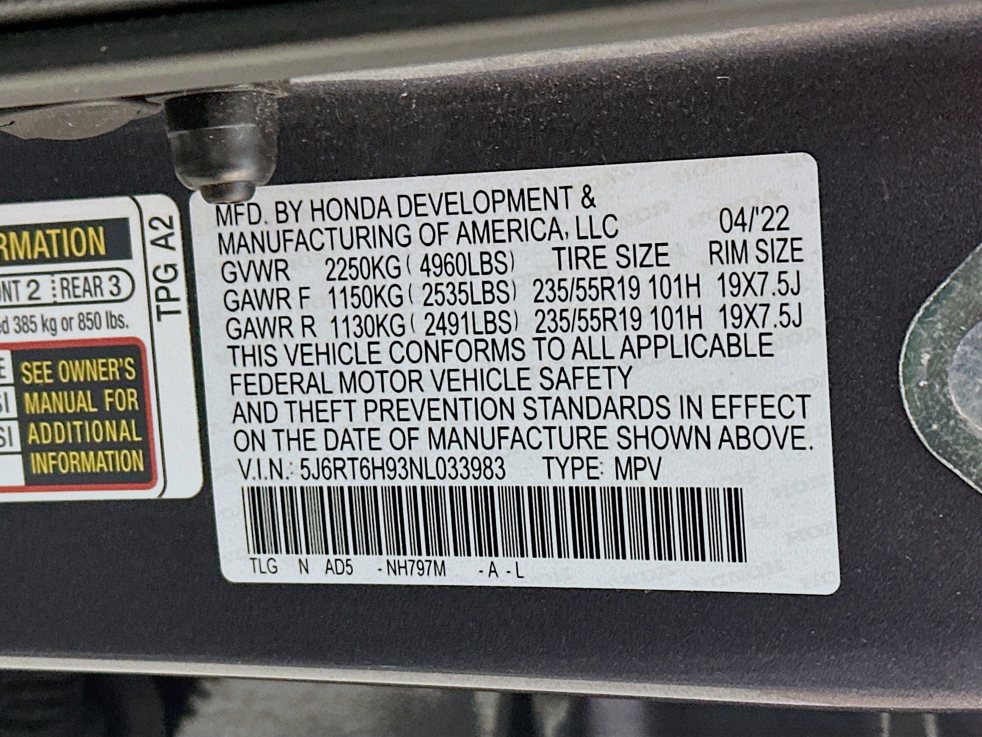 Used 2022 Honda CR-V Touring image 30