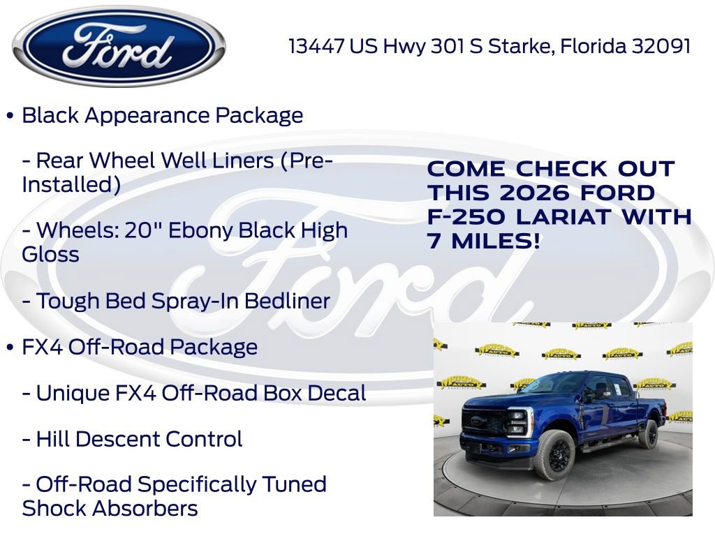 New 2026 Ford F250 Lariat image 20
