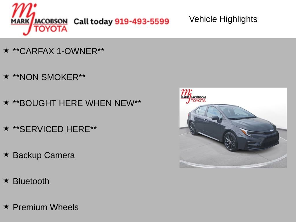 Used 2025 Toyota Corolla SE image 6