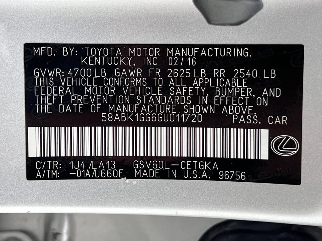Used 2016 Lexus ES 350 w/ Navigation System Package FWD image 25