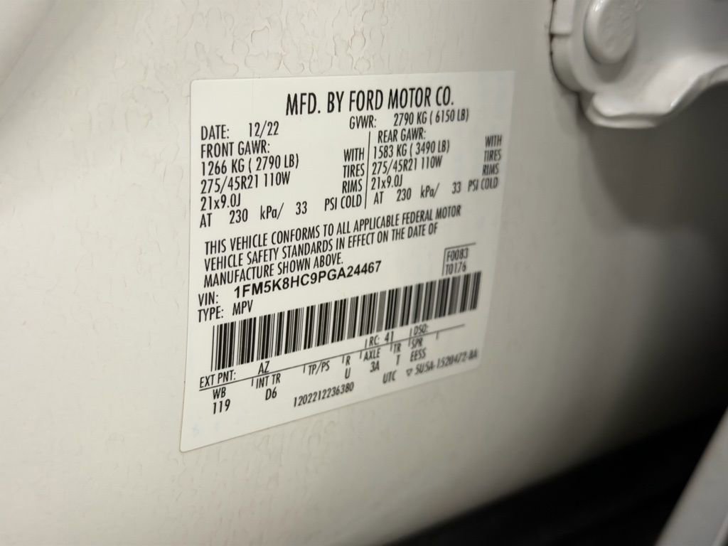 Used 2023 Ford Explorer Platinum w/ Technology Package image 69