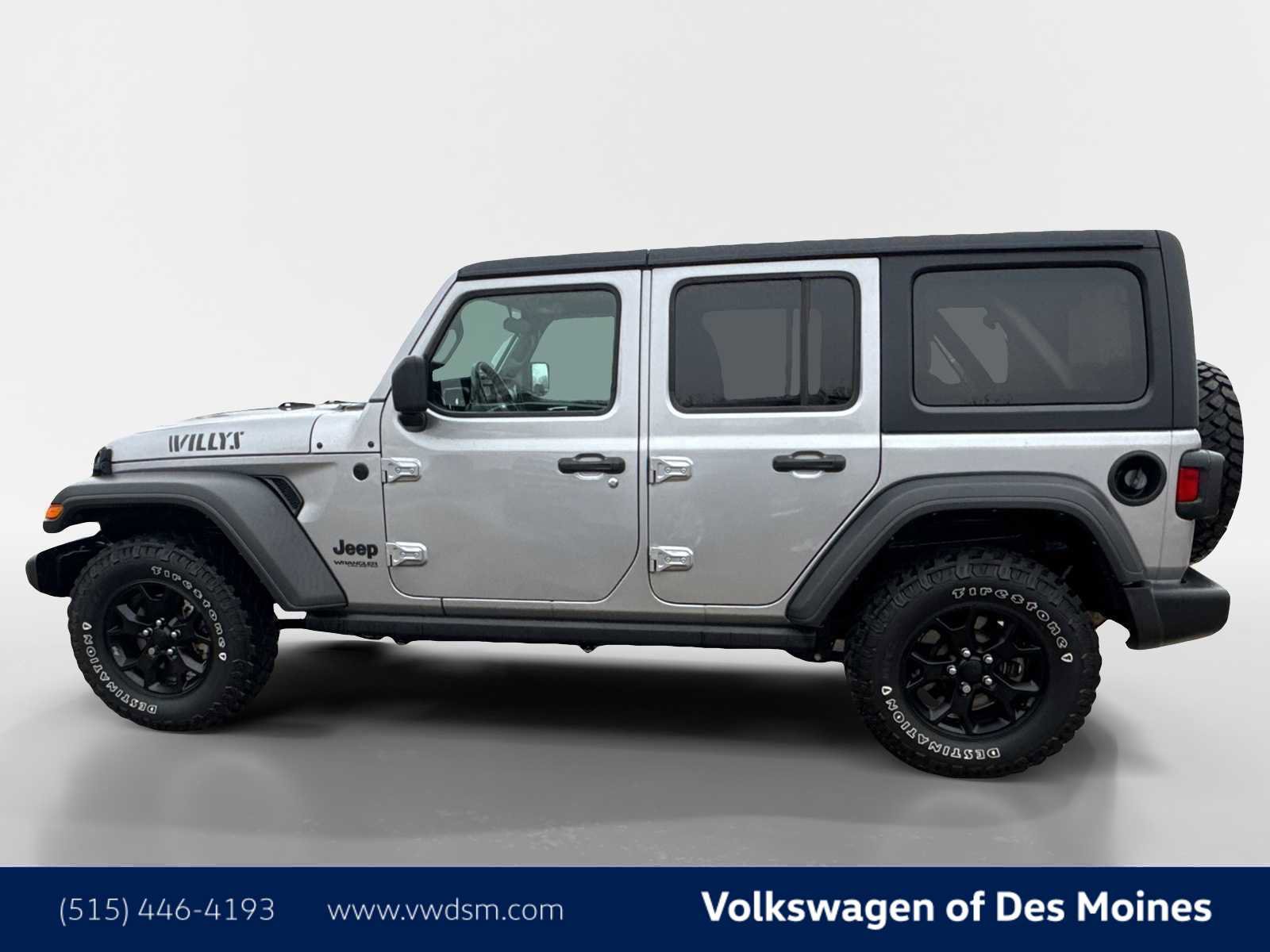 Used 2021 Jeep Wrangler Unlimited Willys image 3