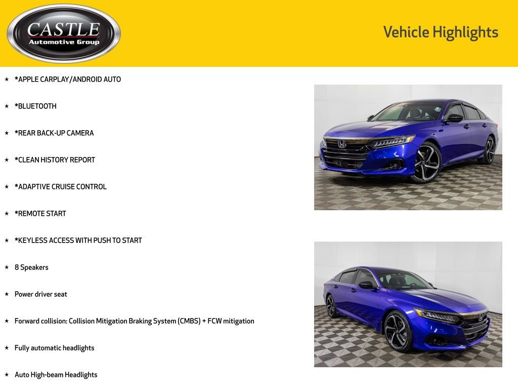 Used 2022 Honda Accord Sport image 3