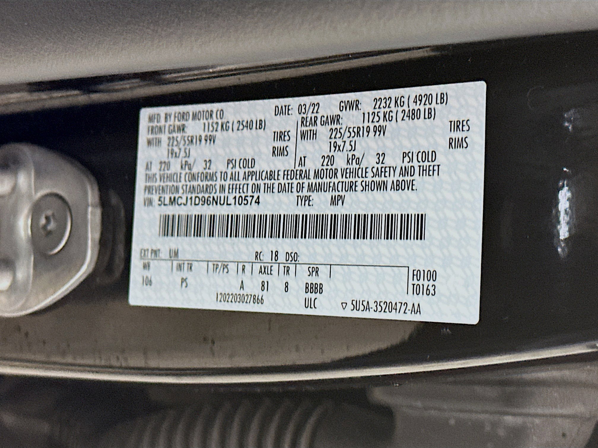 Used 2022 Lincoln Corsair AWD w/ Premium Package image 12