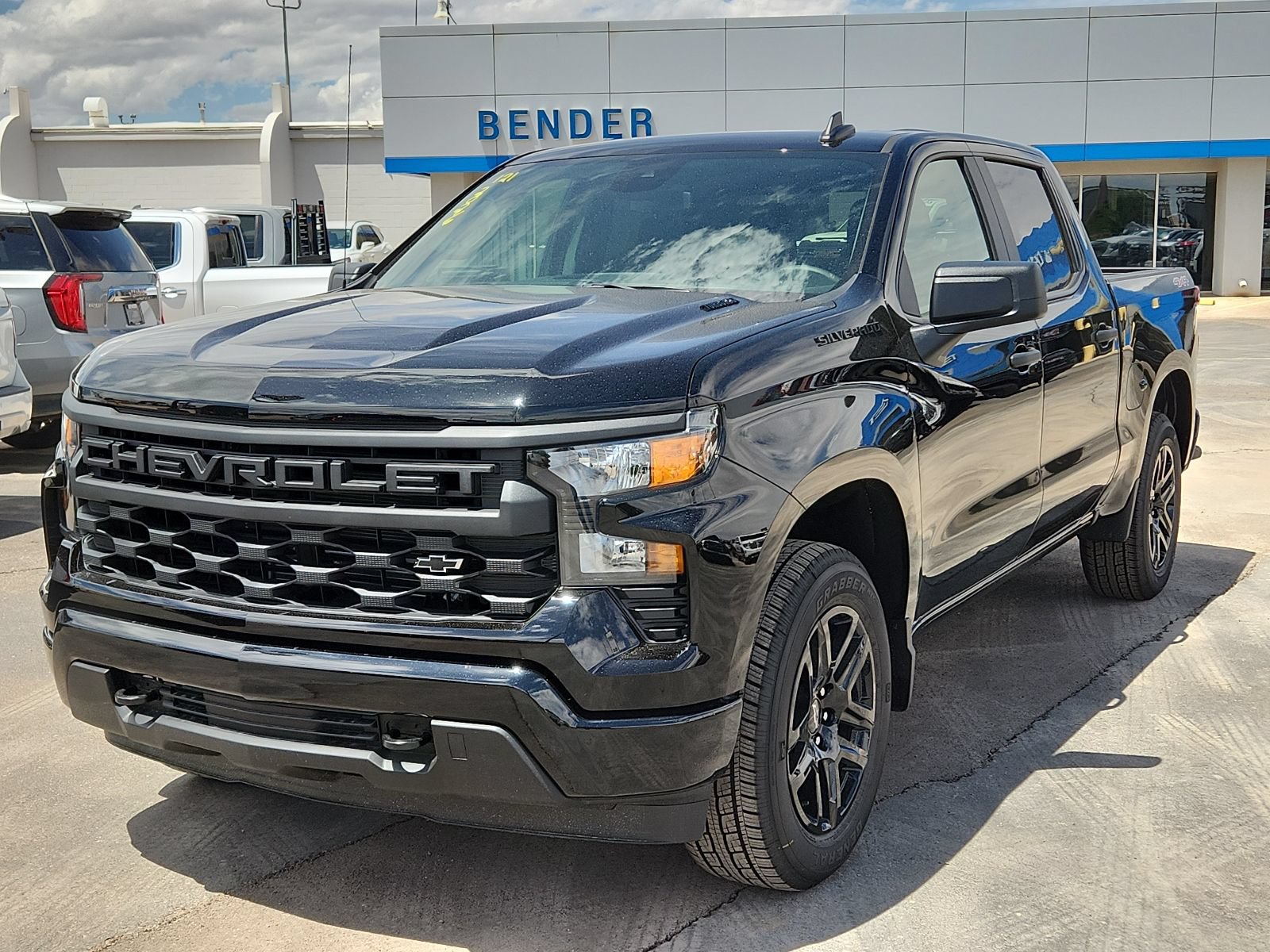 New 2026 Chevrolet Silverado 1500 Custom w/ LPO, Dark Essentials Package AWD/4WD image 1