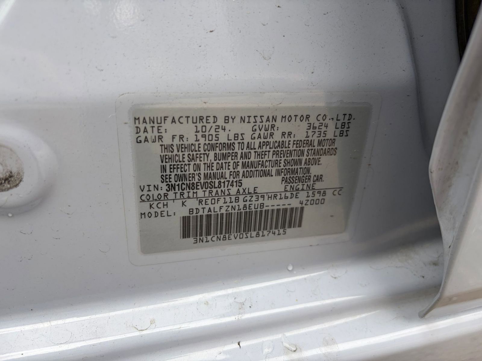 Used 2025 Nissan Versa SV FWD image 27