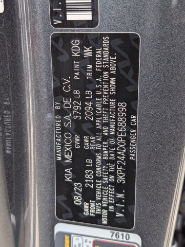 Used 2023 Kia Forte LXS w/ LXS Technology Package image 23