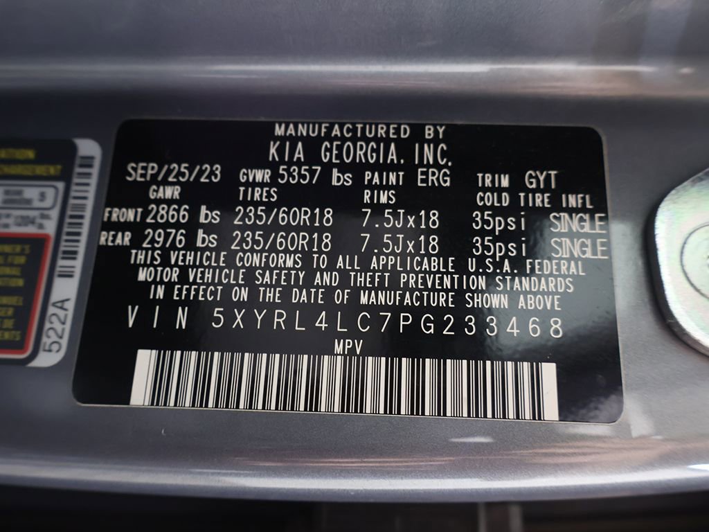 Used 2023 Kia Sorento S w/ Panoramic Sunroof Package FWD image 55