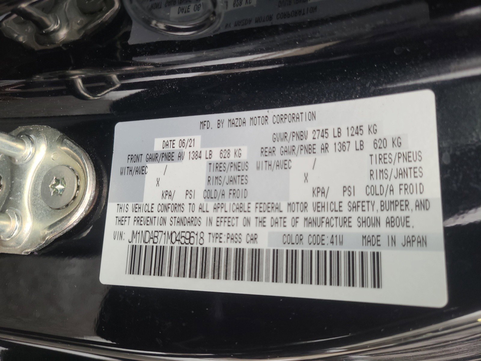 Used 2021 MAZDA MX-5 Miata Sport image 23