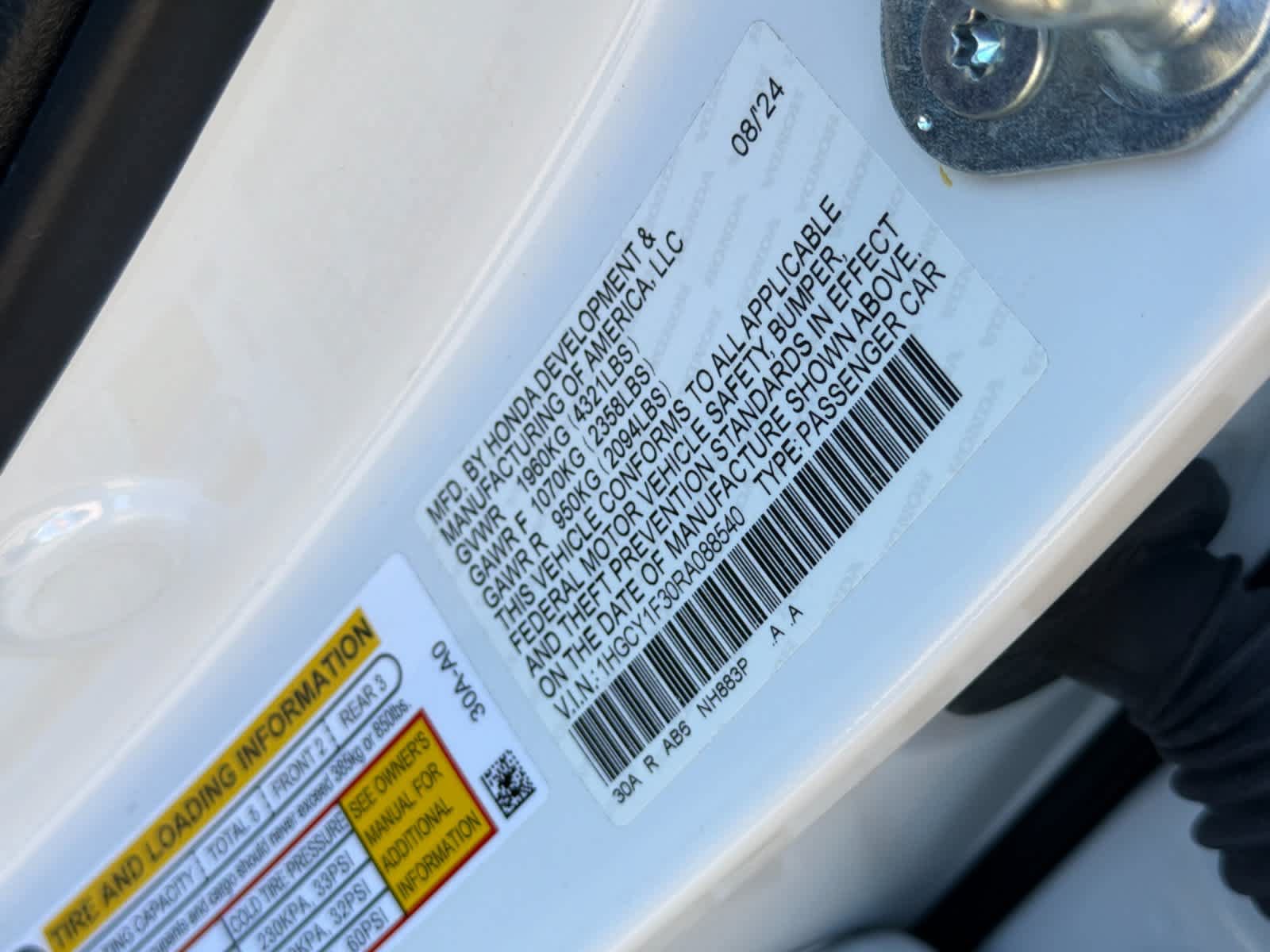 Used 2024 Honda Accord EX image 26