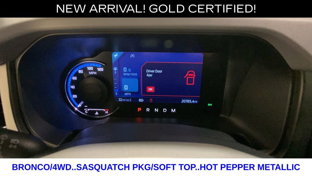 Certified 2023 Ford Bronco 4-Door w/ Sasquatch Package image 32