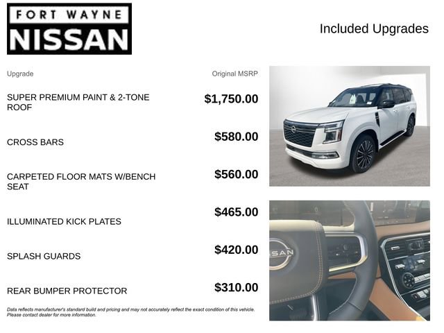 New 2026 Nissan Armada Platinum Reserve AWD/4WD image 4