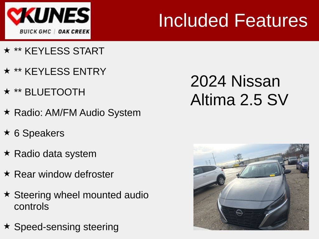 Used 2024 Nissan Altima 2.5 SV image 2