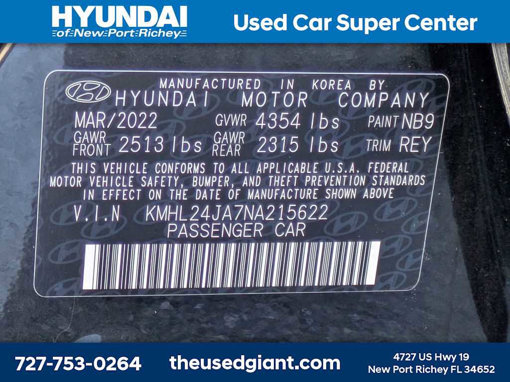 Used 2022 Hyundai Sonata SE w/ Cargo Package FWD image 31