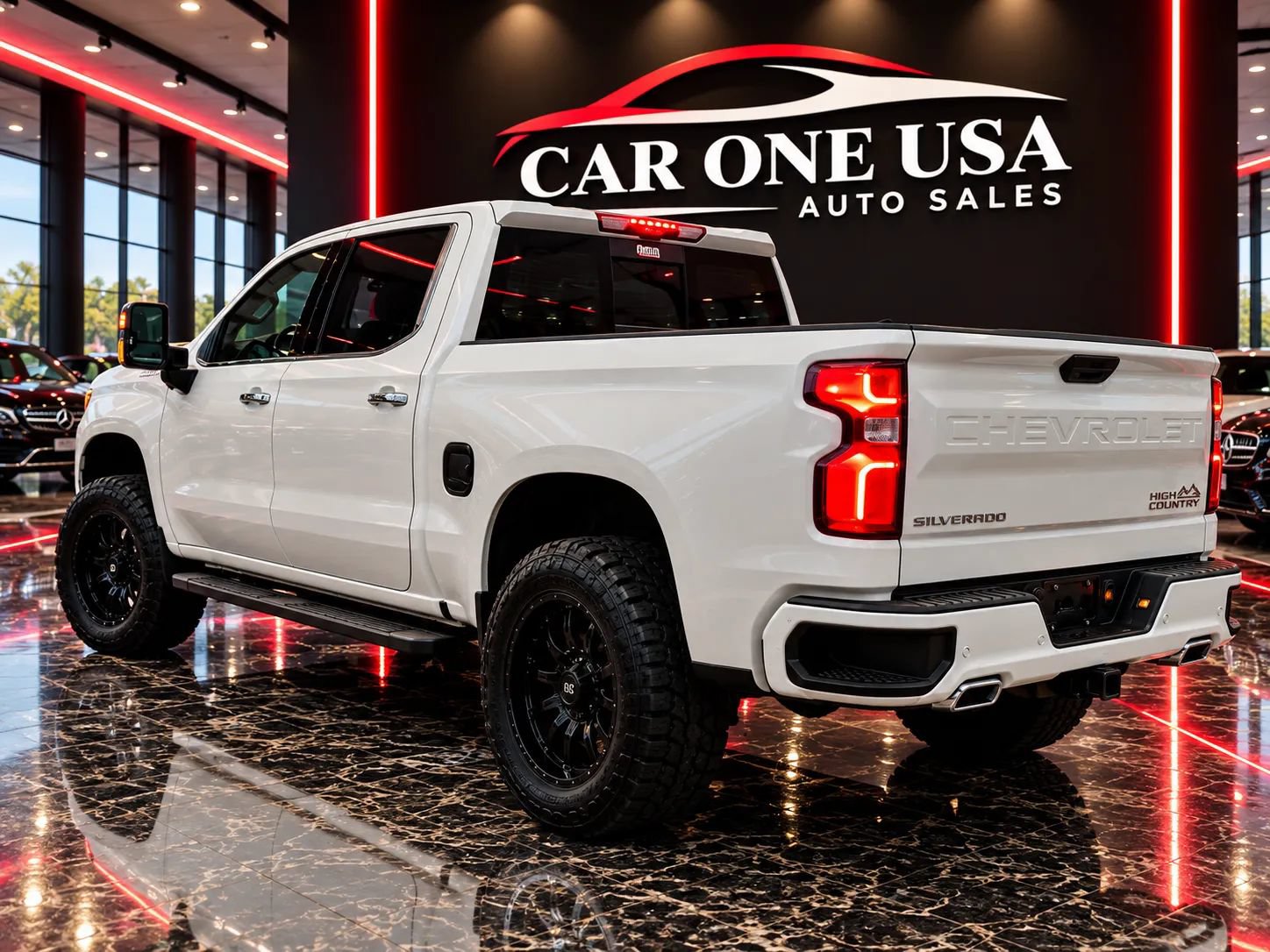 Used 2020 Chevrolet Silverado 1500 High Country w/ Technology Package AWD/4WD image 4