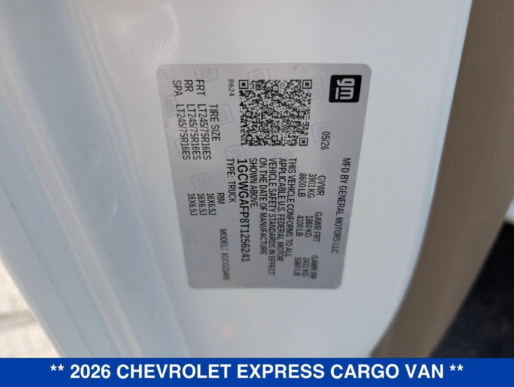 New 2026 Chevrolet Express 2500 w/ Driver Convenience Package RWD image 29