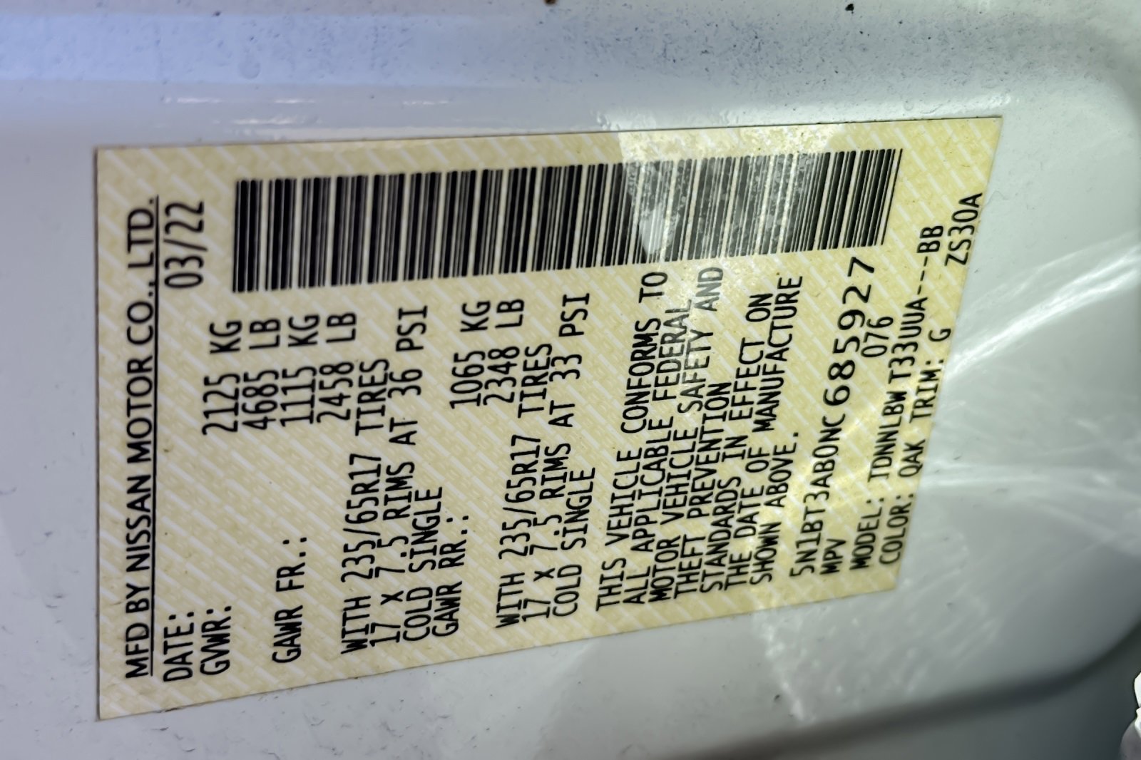 Used 2022 Nissan Rogue S image 27