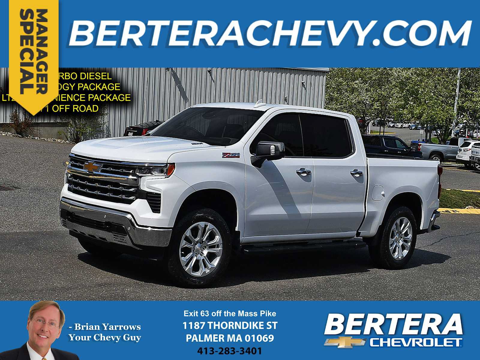 Used 2024 Chevrolet Silverado 1500 LTZ w/ Technology Package AWD/4WD image 1