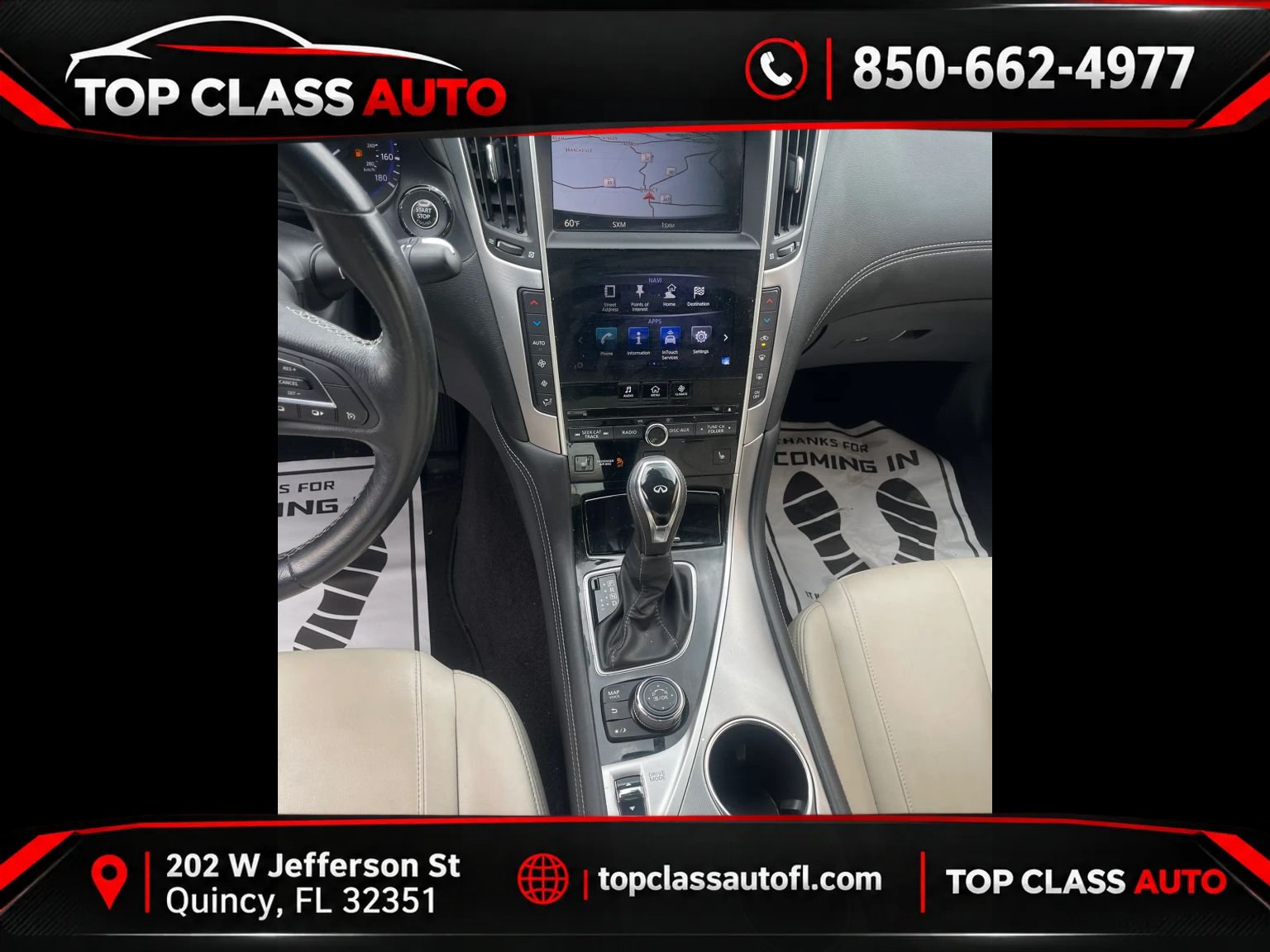 Used 2017 INFINITI Q60 3.0t w/ Premium Plus Package 3.0T RWD image 9