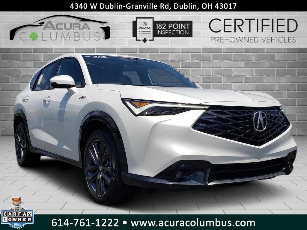 Certified 2025 Acura ADX A-Spec