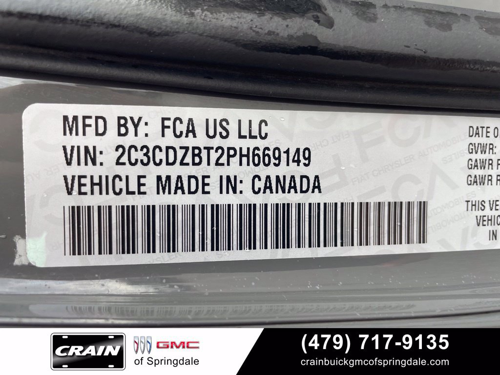 Used 2023 Dodge Challenger R/T w/ Blacktop Package RWD image 31