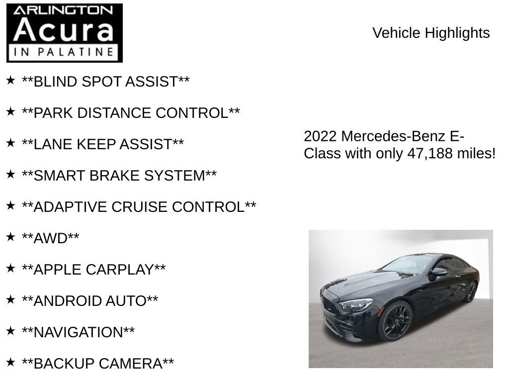 Used 2022 Mercedes-Benz E 53 AMG 4MATIC Coupe image 7
