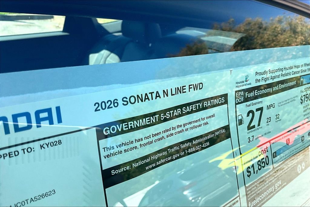 New 2026 Hyundai Sonata N Line image 12