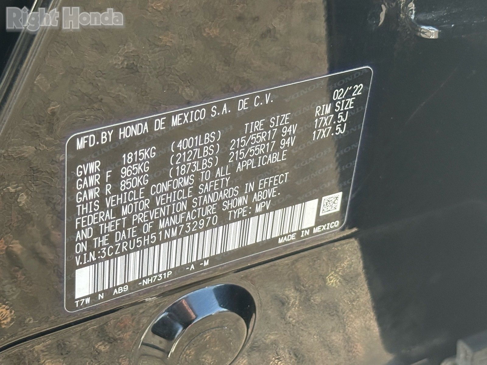 Used 2022 Honda HR-V EX image 33