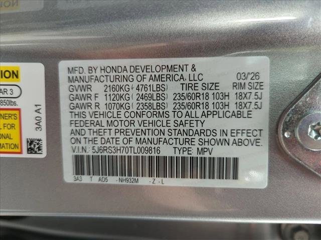 New 2026 Honda CR-V EX-L image 17