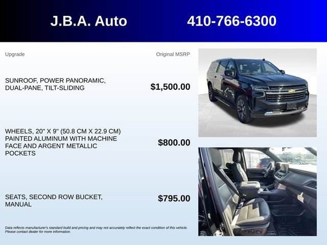 Used 2022 Chevrolet Suburban LT AWD/4WD image 5