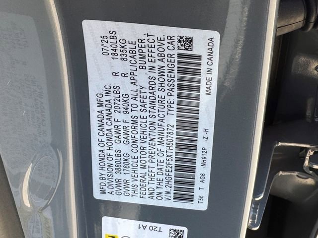 Certified 2026 Honda Civic Sport image 28