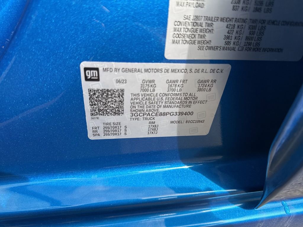 Used 2023 Chevrolet Silverado 1500 LT w/ Leather Package image 39