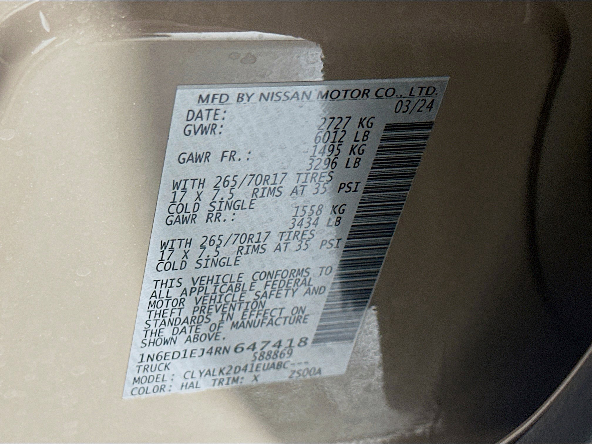 Used 2024 Nissan Frontier Pro-X w/ Pro Convenience Package image 12