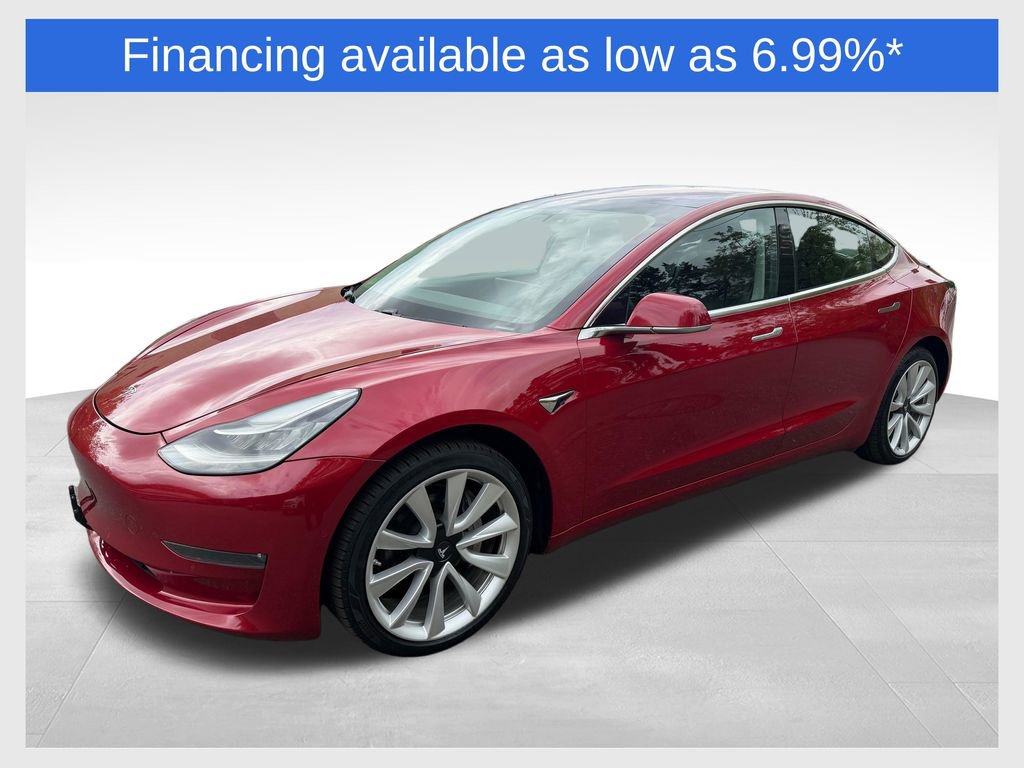 Used 2018 Tesla Model 3 Long Range AWD/4WD image 1