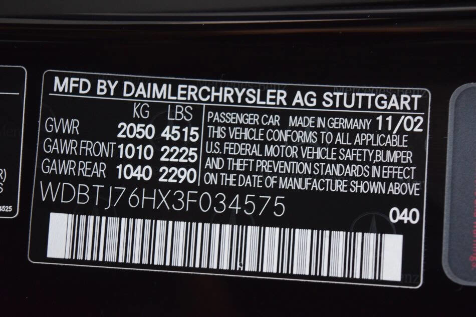 Used 2003 Mercedes-Benz CLK 55 AMG Coupe image 81