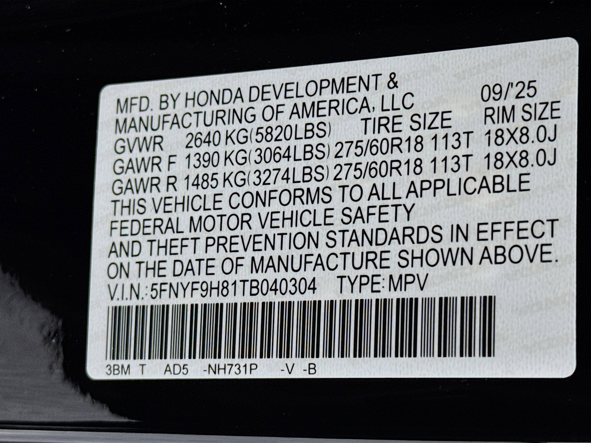 New 2026 Honda Passport TrailSport Elite image 34